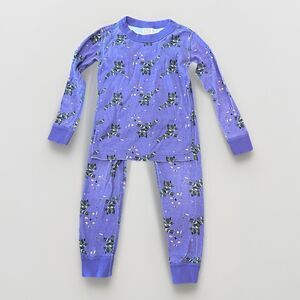 Hanna Andersson Black Panther Marvel Halloween Candy Long John Pajamas Size 4